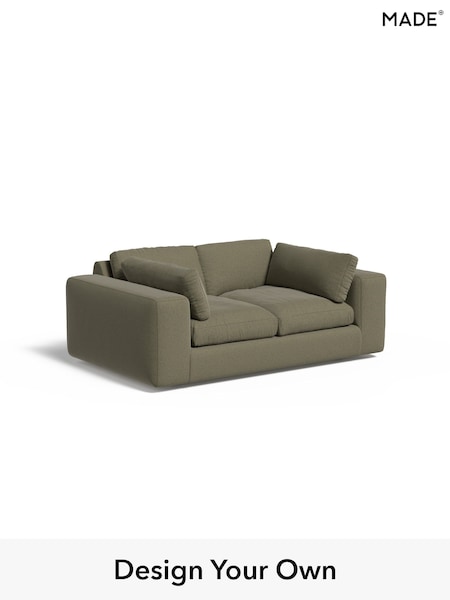 Textured Slub Weave/Soft Olive Green Alec By Made (W77493) | £1,499