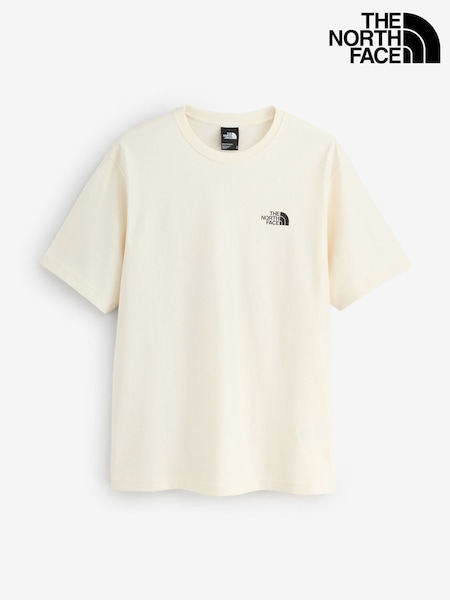 The North Face Cream The North Face Street Bear Back Print T-Shirt (W77572) | £40