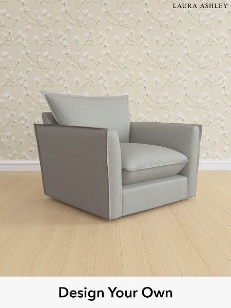 Edwin Herringbone/Pale Steel Grey Westerham By Laura Ashley (W77642) | £1,050