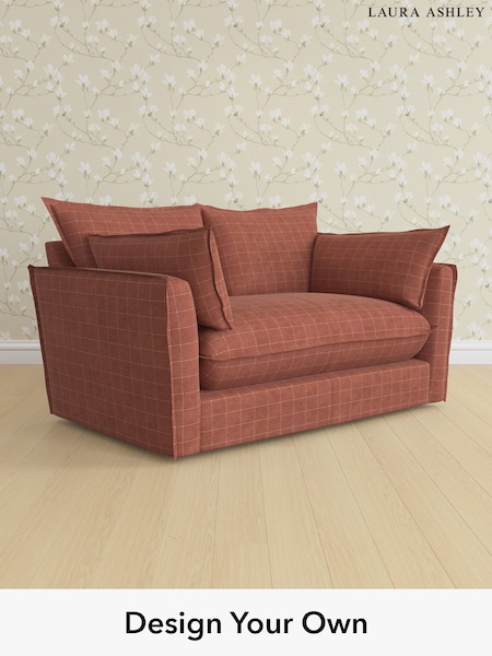 Carolyn Check/Terracotta Orange Westerham By Laura Ashley (W77649) | £1,450