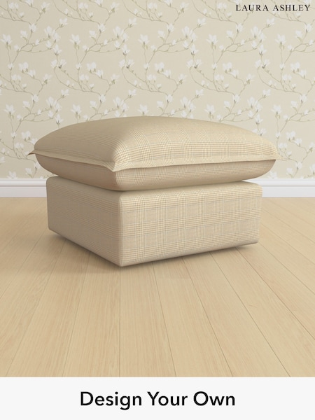Birchgrove Check/Oatmeal Natural Westerham By Laura Ashley (W77651) | £500