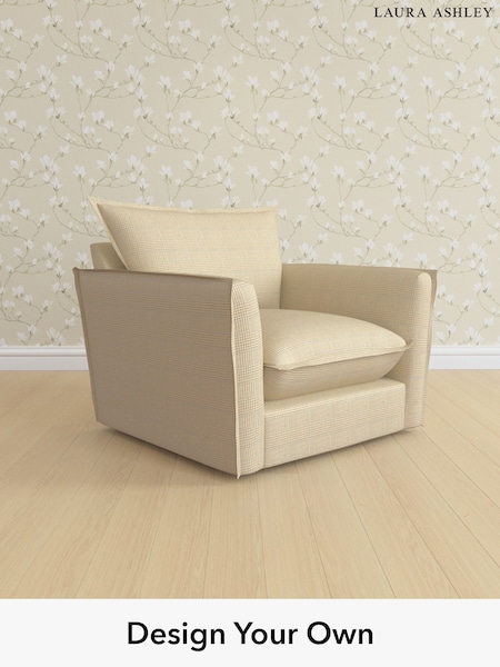 Birchgrove Check/Oatmeal Natural Westerham By Laura Ashley (W77651) | £1,150