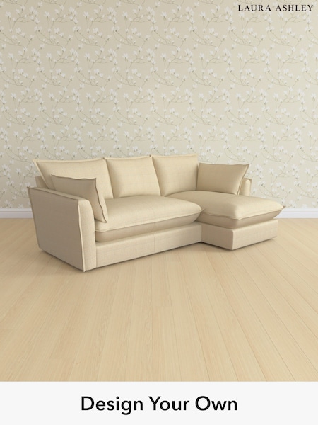 Birchgrove Check/Oatmeal Natural Westerham By Laura Ashley (W77651) | £2,400