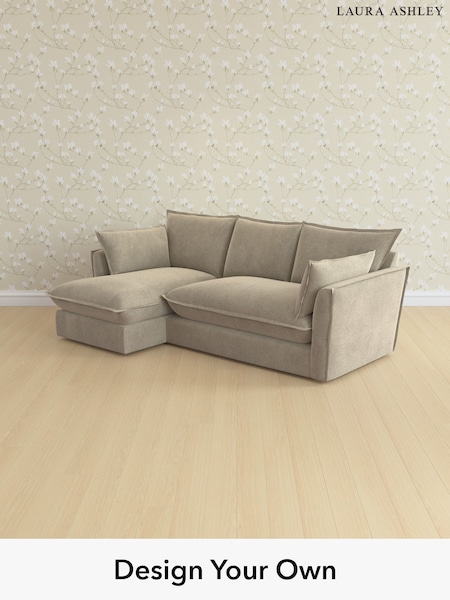 Lundar Chenille/Truffle Natural Westerham By Laura Ashley (W77655) | £2,200