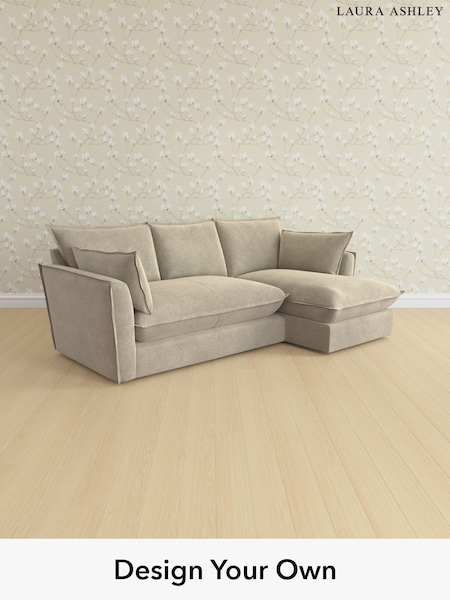 Lundar Chenille/Truffle Natural Westerham By Laura Ashley (W77655) | £2,200
