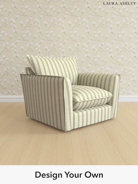 Kinsham Stripe/Hedgerow Green Westerham By Laura Ashley (W77662) | £1,050