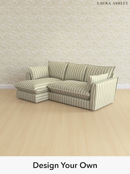 Kinsham Stripe/Hedgerow Green Westerham By Laura Ashley (W77662) | £2,200
