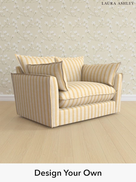 Kinsham Stripe/Ochre Yellow Westerham By Laura Ashley (W77663) | £1,275
