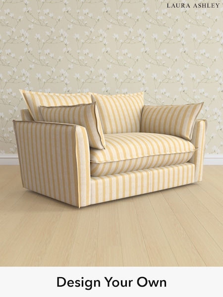 Kinsham Stripe/Ochre Yellow Westerham By Laura Ashley (W77663) | £1,375