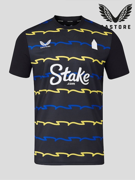 Castore Yellow Everton FC 3Rd Short Sleeve Shirt (W77919) | £80