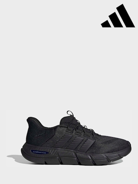 adidas Black Cloudfoam Flex Laces Shoes (W77936) | £55