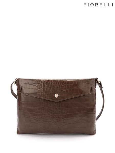 Fiorelli Hannah Pocket Cross-Body Brown Bag (W77976) | £49