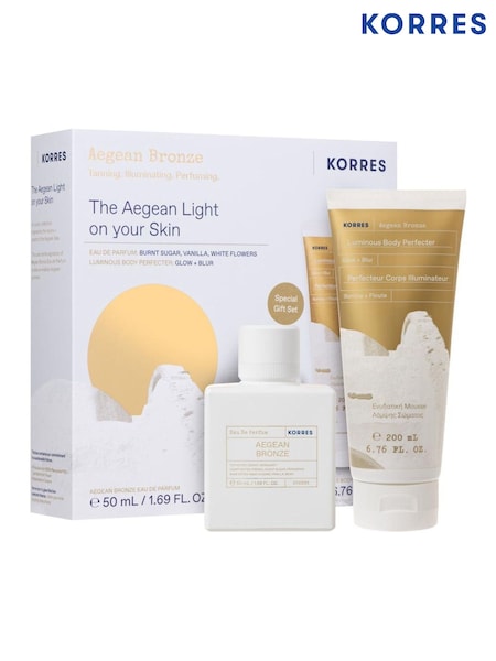 Korres Body Aegean Bronze Eau De Parfum Perfecter Gift Set (W78007) | £50