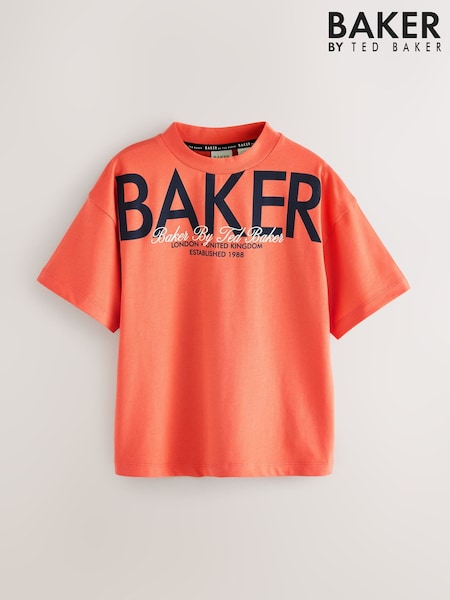 Baker by Ted Baker Oversized Graphic T-Shirt (W78146) | £16 - £22
