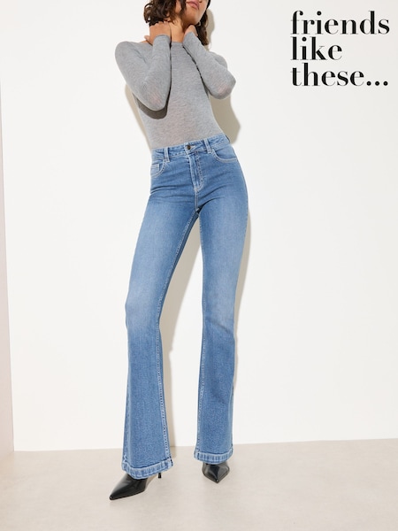 Friends Like These Mid Wash Bootcut Denim Jeans (W78250) | £34