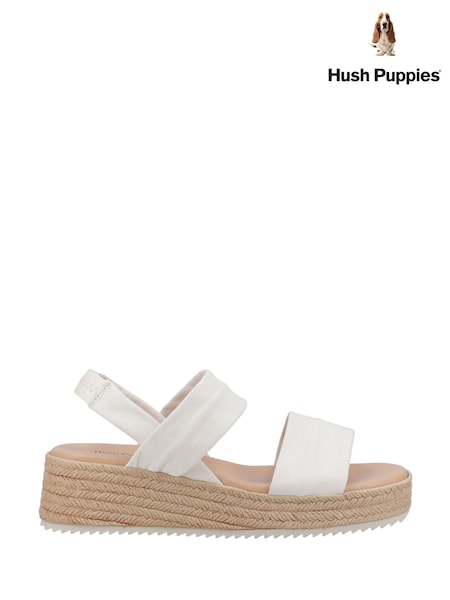 Hush Puppies Cream Rachel Platform Sandals (W78412) | £95