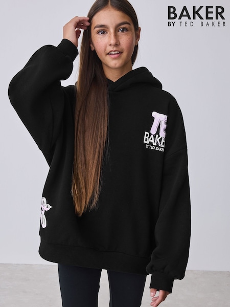 Baker by Ted Baker Oversized Back Print Hoodie (W78419) | £30 - £35