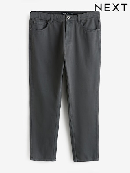 Charcoal Grey Slim 5 Pocket Jeans (W78432) | £18