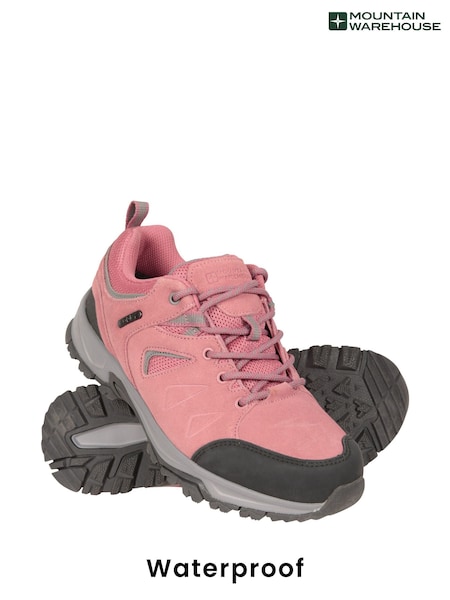 Mountain Warehouse Pink Womens Thunder Waterproof Walking Shoes (W78476) | £59