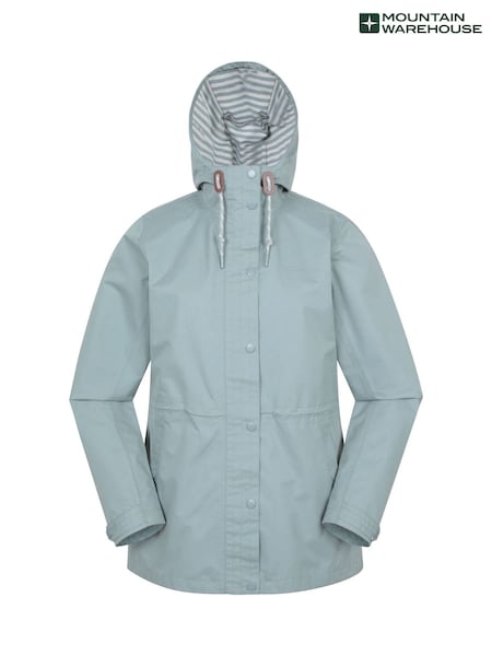Mountain Warehouse Blue Womens Coast Waterproof Jacket (W78478) | £0