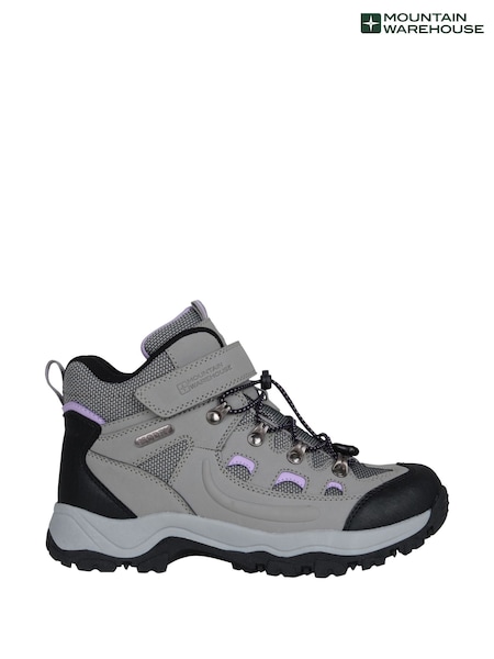 Mountain Warehouse Grey Womens Adventurer Adaptive Waterproof Boots (W78483) | £0