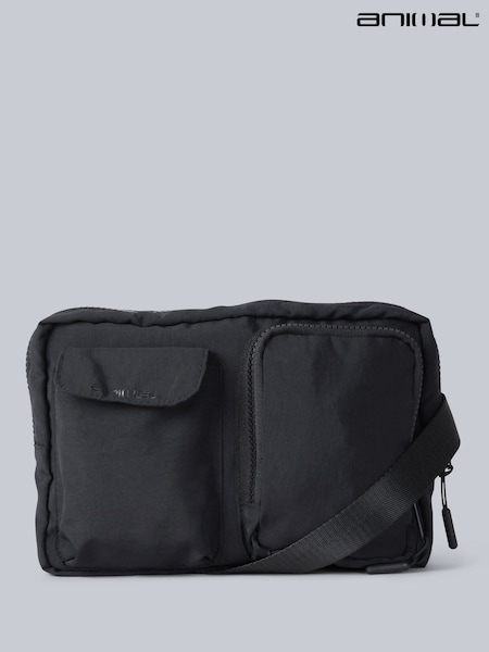 Animal Black Multi Pocket Cross-Body Bag (W78497) | £0