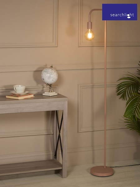 Searchlight Matt Pink Pylon Bulb Floor Lamp (W78514) | £54