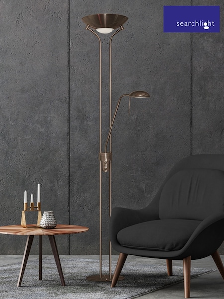 Searchlight Antique Brass Mother and Child Carina and Sol Floor Lamp (W78530) | £84