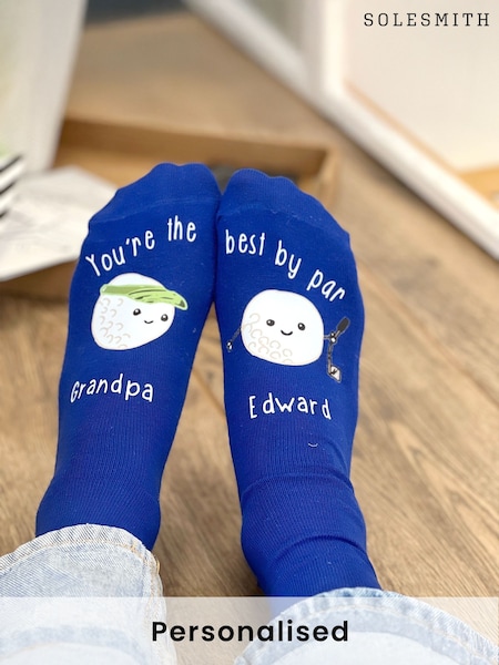 Personalised Me and Your Golf Socks by Solesmith (W78606) | £20