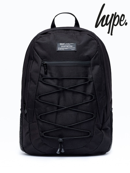 Hype Unisex Maxi Black Backpack (W78691) | £45