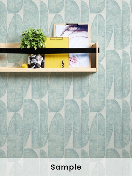 Galerie Blue Welcome Home Tree Leaf A4 Wallpaper Sample (W78777) | £1