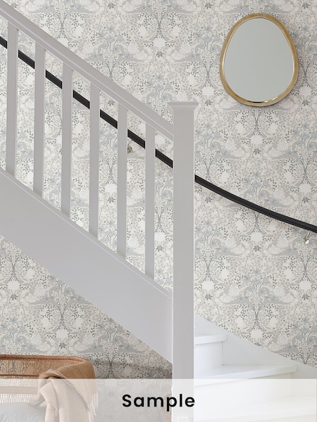 Galerie Green Sommarang 2 Floral Print A4 Wallpaper Sample (W78785) | £1