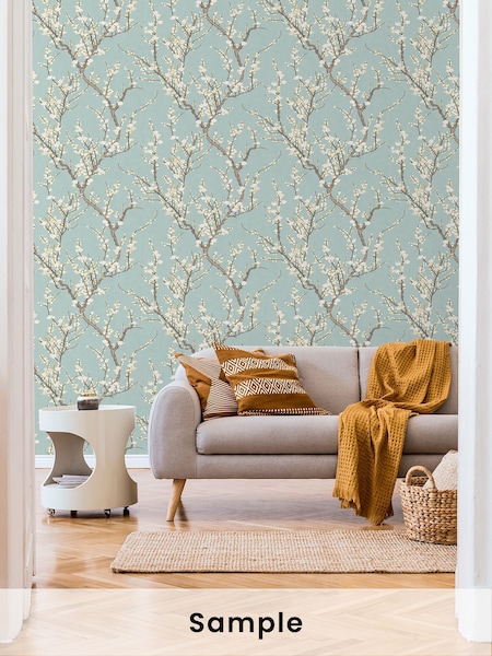 Galerie Green Spring Blossom Tree A4 Wallpaper Sample (W78822) | £1