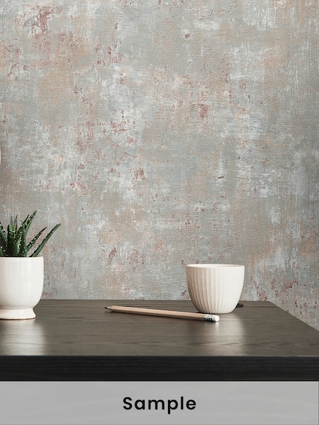 Galerie Beige Welcome Home Plain Texture A4 Wallpaper Sample (W78834) | £1