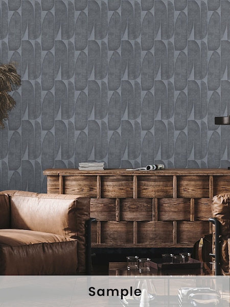 Galerie Black Welcome Home Tree Leaf A4 Wallpaper Sample (W78858) | £1