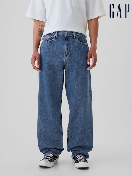 Gap Mid Wash Blue Baggy Jeans (W79009) | £45