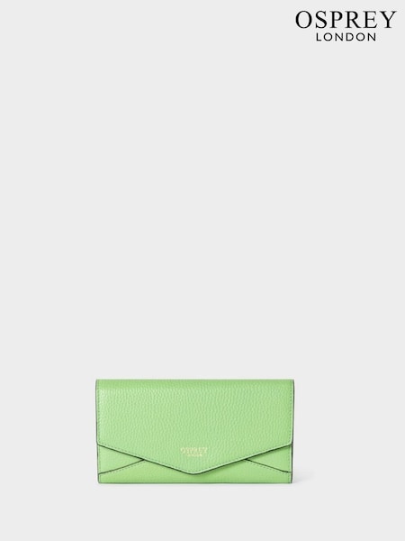 Osprey London Green The Hendrix Leather Matinee Purse (W79105) | £0