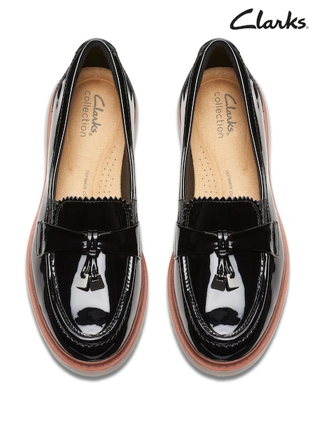 Clarks Black Westlynn Bella Shoes (W79190) | £65