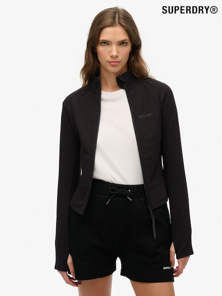Superdry Black Active Tech Fitted jacket (W79330) | £0