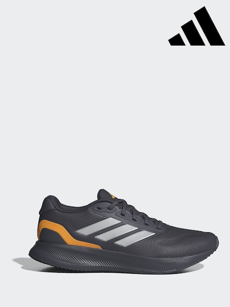 adidas Black Chrome Runfalcon 5 Running Trainers (W79352) | £50