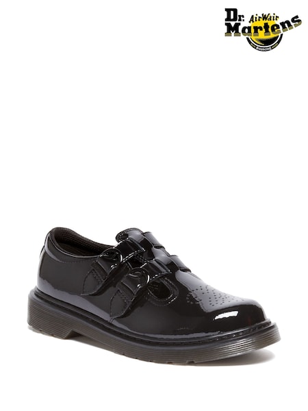 Dr. Martens Black 8065 Mono Y Patent Lamper Shoes (W79400) | £90