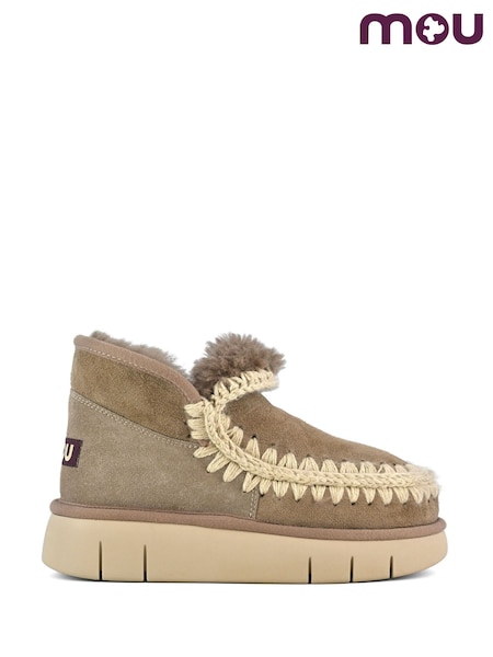 Mou Grey Eskimo Bounce Sneakers Suede (W79488) | £179