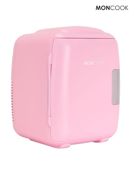 MONCOOK Pink Mini Fridge 9 Litre (W79514) | £70