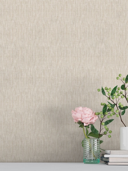 Galerie Bronze Brown Spring Blossom Plain 10M Wallpaper (W79608) | £54