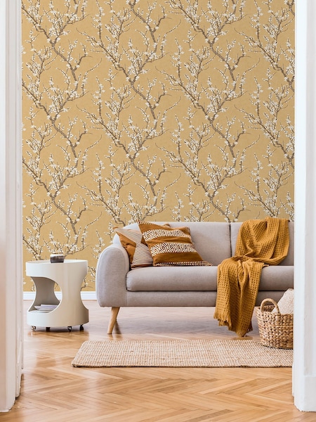 Galerie Yellow Spring Blossom Tree 10M Wallpaper (W79749) | £57