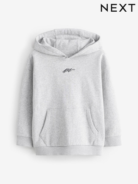 Grey Long Sleeve Logo Hoodie (W79759) | £9 - £11