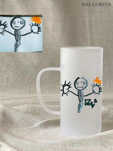 Solesmith Your Arwork Upload White Beer Stein (W79858) | £35