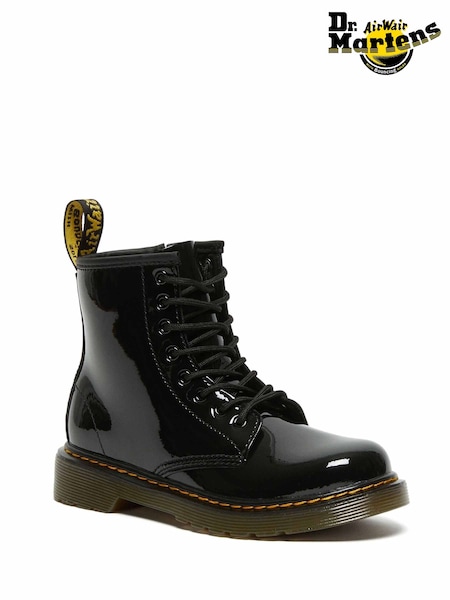 Dr. Martens Black 1460 J Patent Lamper Shoes (W80194) | £80