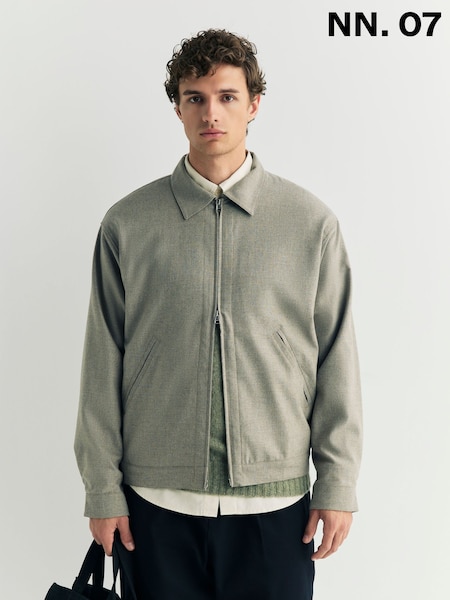 NN.07 Natural Petrus Zip Front Jacket (W81037) | £350