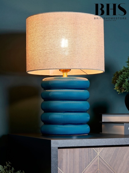BHS Natural Florence Flump Table Lamp (W81306) | £50